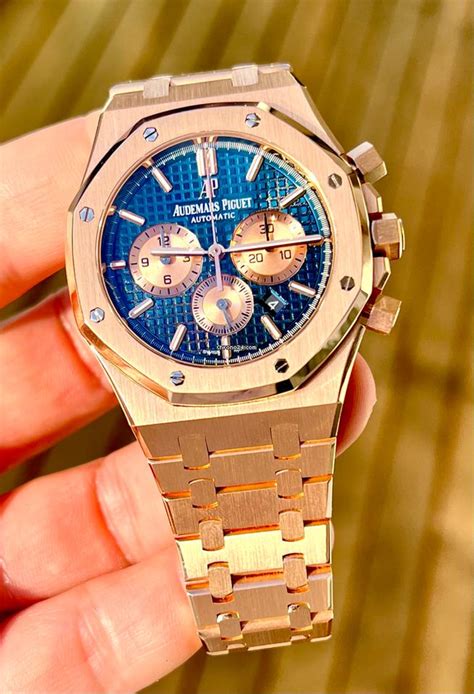 audemars piguet chrono blu|audemars piguet golden gold.